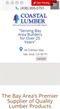Mobile Screenshot of coastal-lumber.com